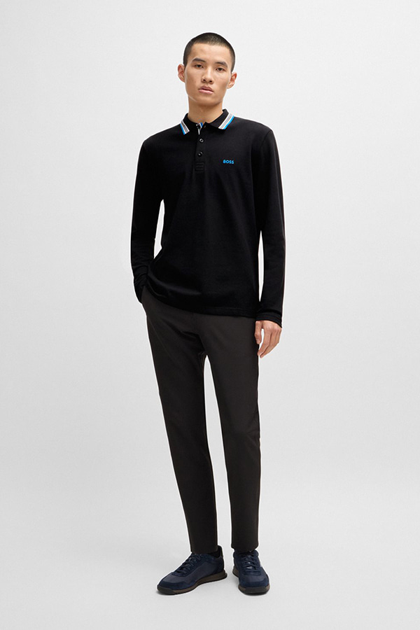 ΜΠΛΟΥΖΑ POLO BOSS - 006 ΜΑΥΡΟ